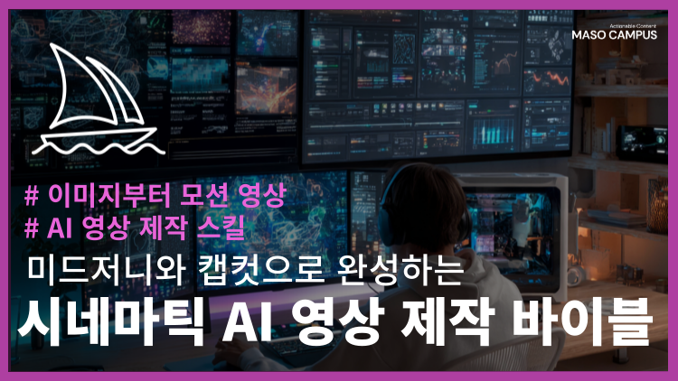 미드저니와 캡컷으로 완성하는 시네마틱 AI 영상 제작 바이블